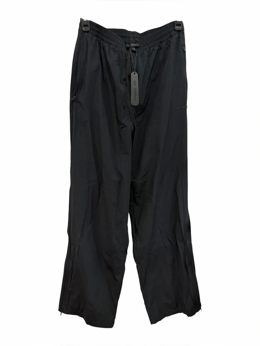 SKIMS NIKE NWT Woven Nylon Pants in OBSIDIAN SZ XS - Picture 4 of 10